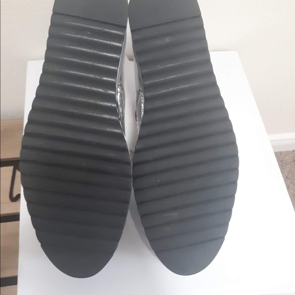 Aldo Lovidere Metallic Loafers Wedge Shoes Sz 9 39 - Picture 4 of 4